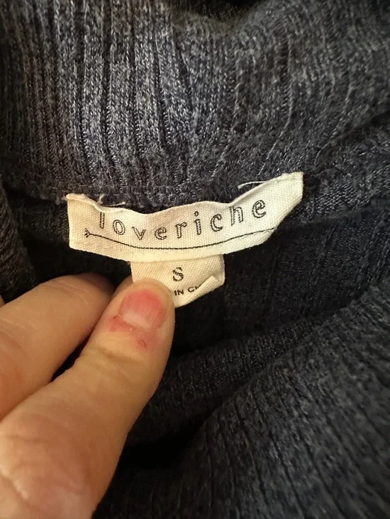 Cozy Ribbed Cowl Neck Dress - Picture 2 of 4